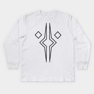 Fulcrum (Outline) Kids Long Sleeve T-Shirt